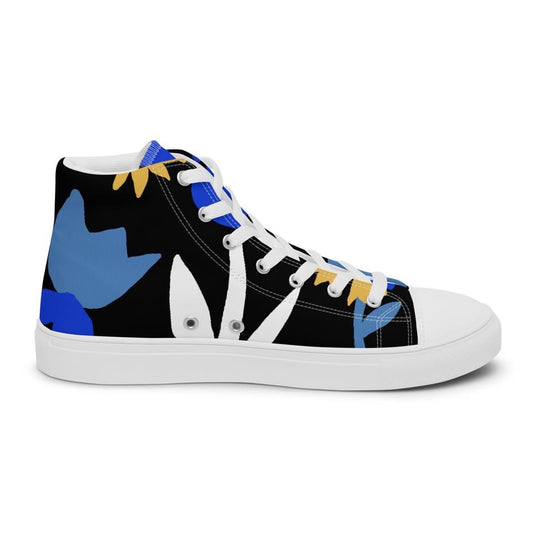 BLUE FLORA HIGHTOP SNEAKER