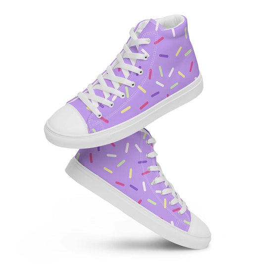 PURPLE CUPCAKE WOMAN'S HIGHTOP SNEAKERS