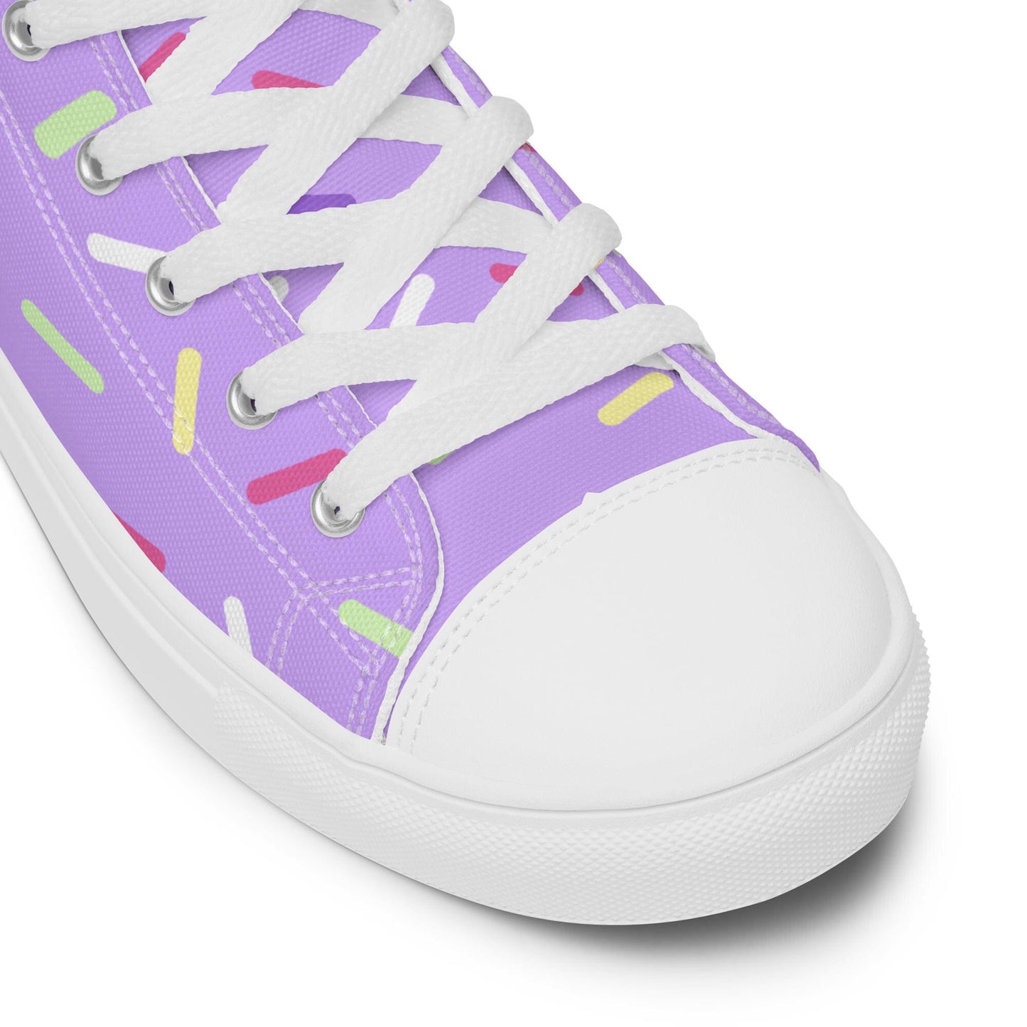 PURPLE CUPCAKE WOMAN'S HIGHTOP SNEAKERS