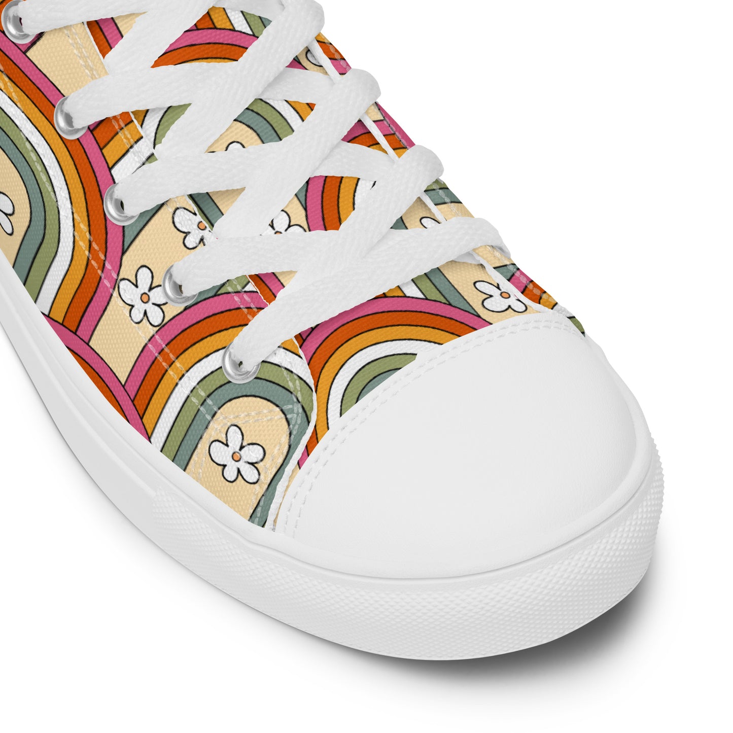 Retro Rainbow Hightop