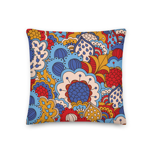 MOROCCAN INDOOR THROW PILLOW 18" X 18"