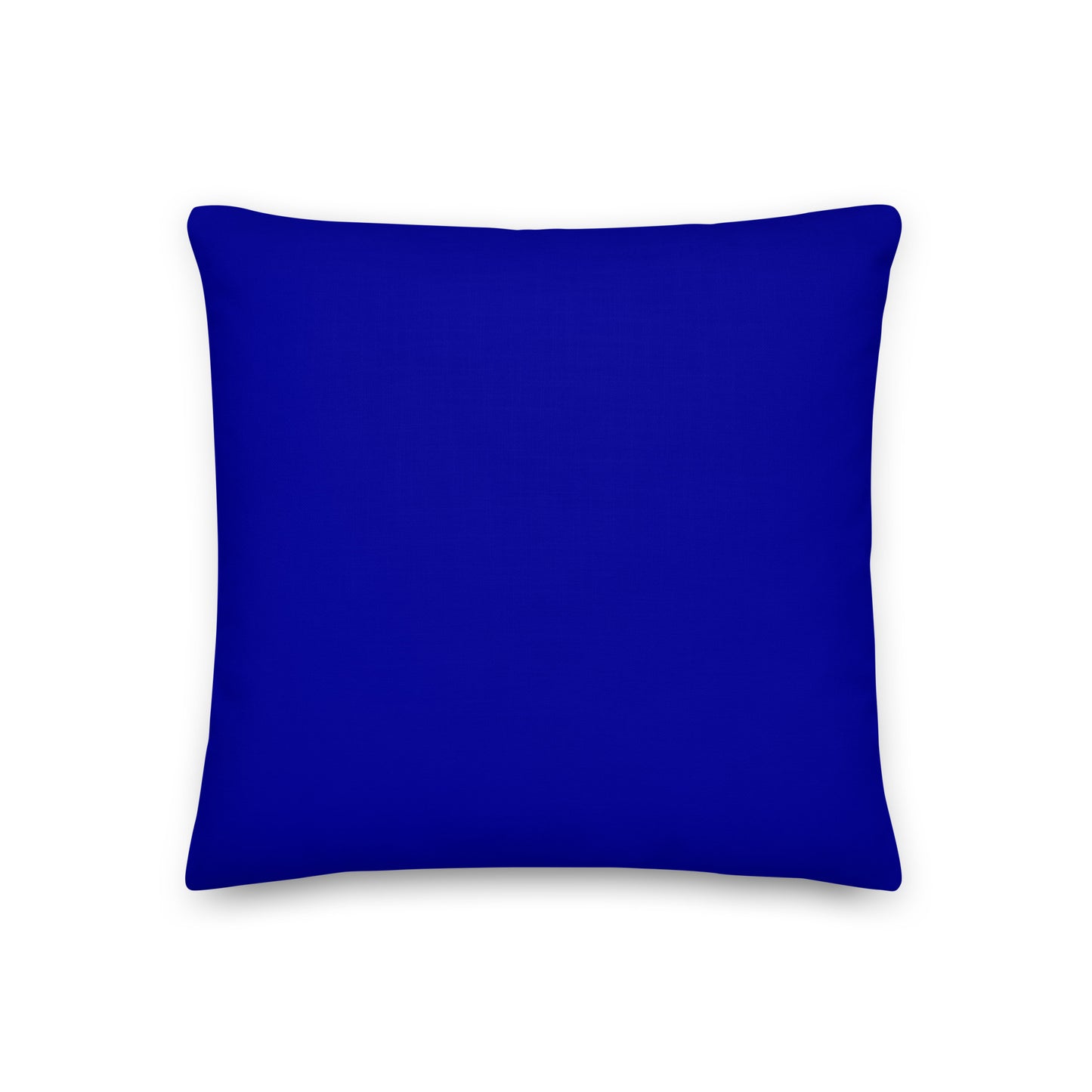 BLUE INDOOR THROW PILLOW 18 X 18