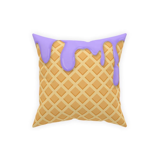 ICE CREAM INDOOR THROW PILLOW 18 "X 18"