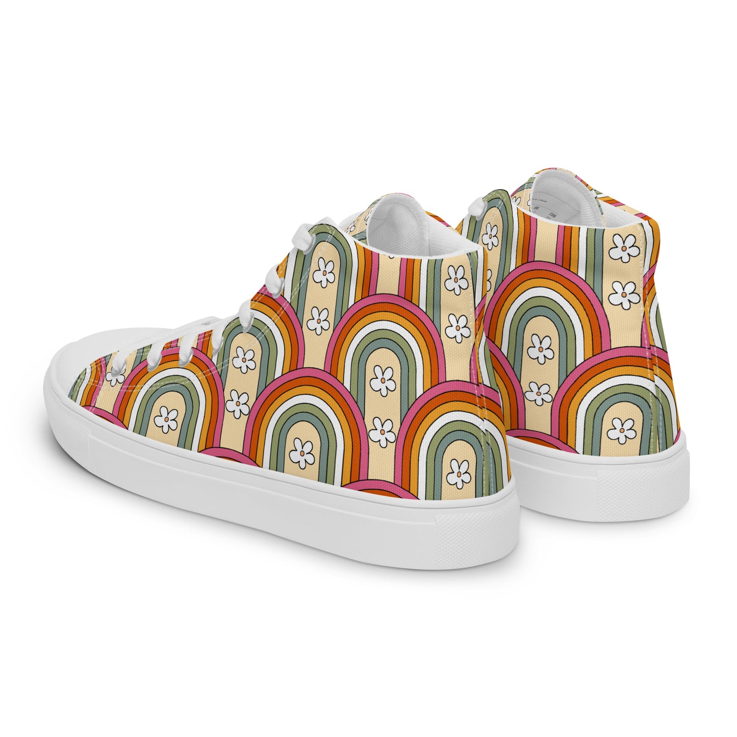 Retro Rainbow Hightop