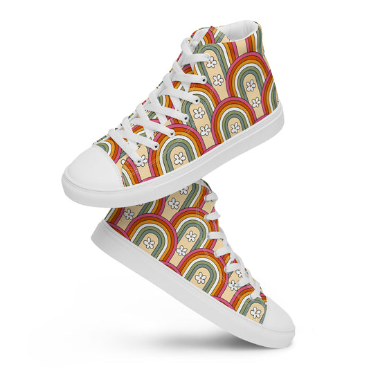 Retro Rainbow Hightop