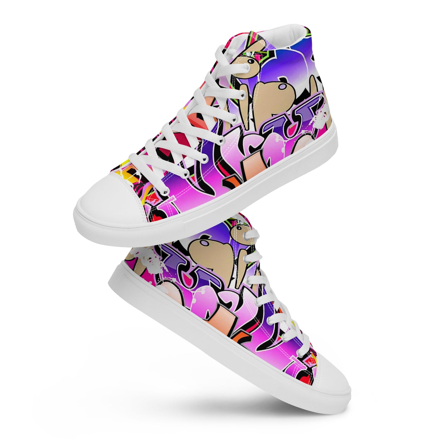Hip Hop Woman's Hightop