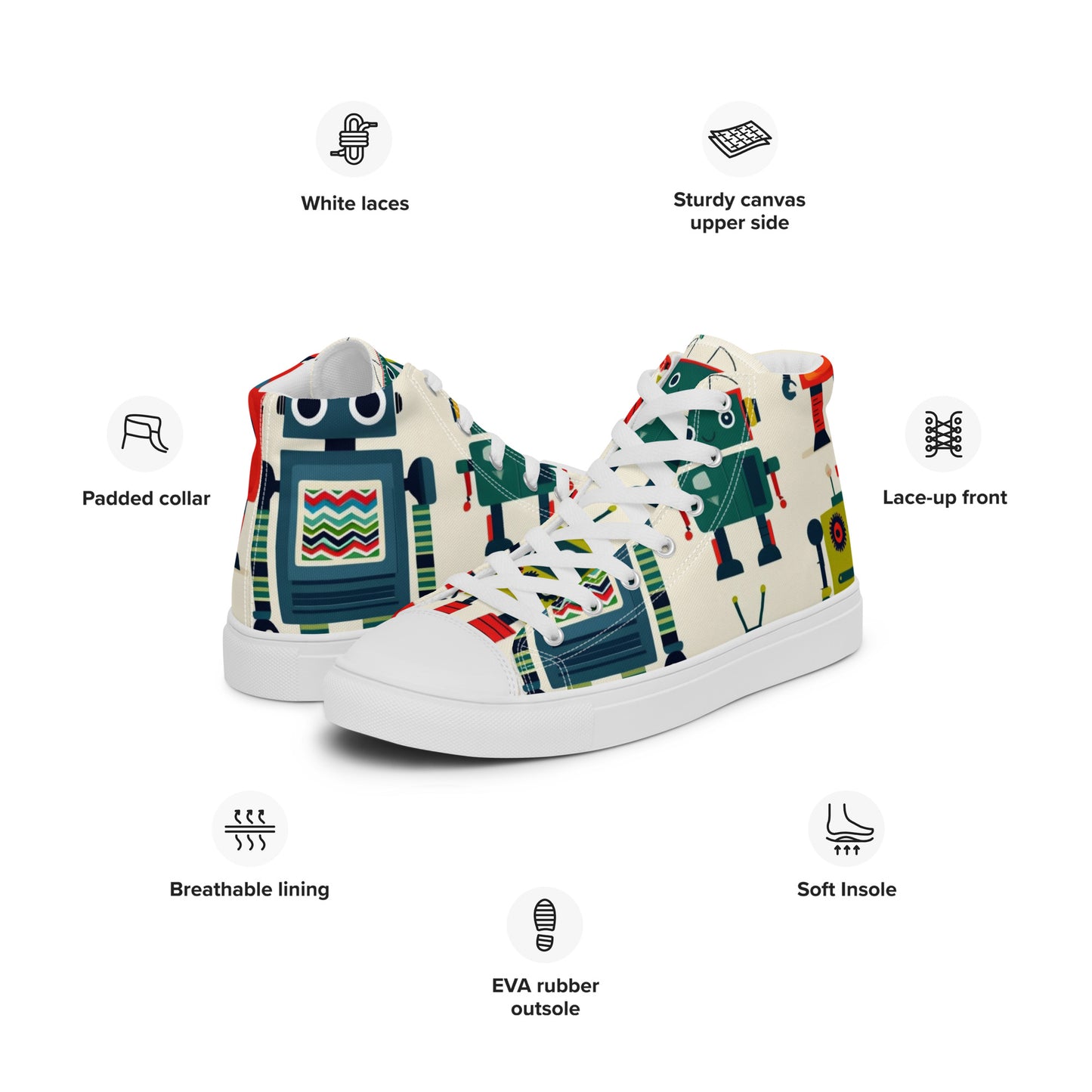 Robot Hightop Sneakers