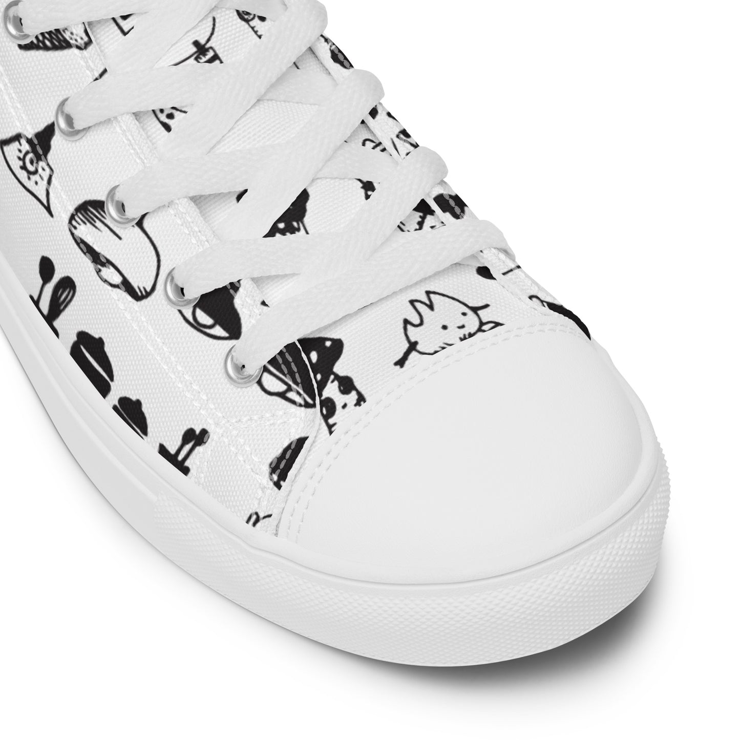 CARTOON WHITE HIGHTOP SNEAKER
